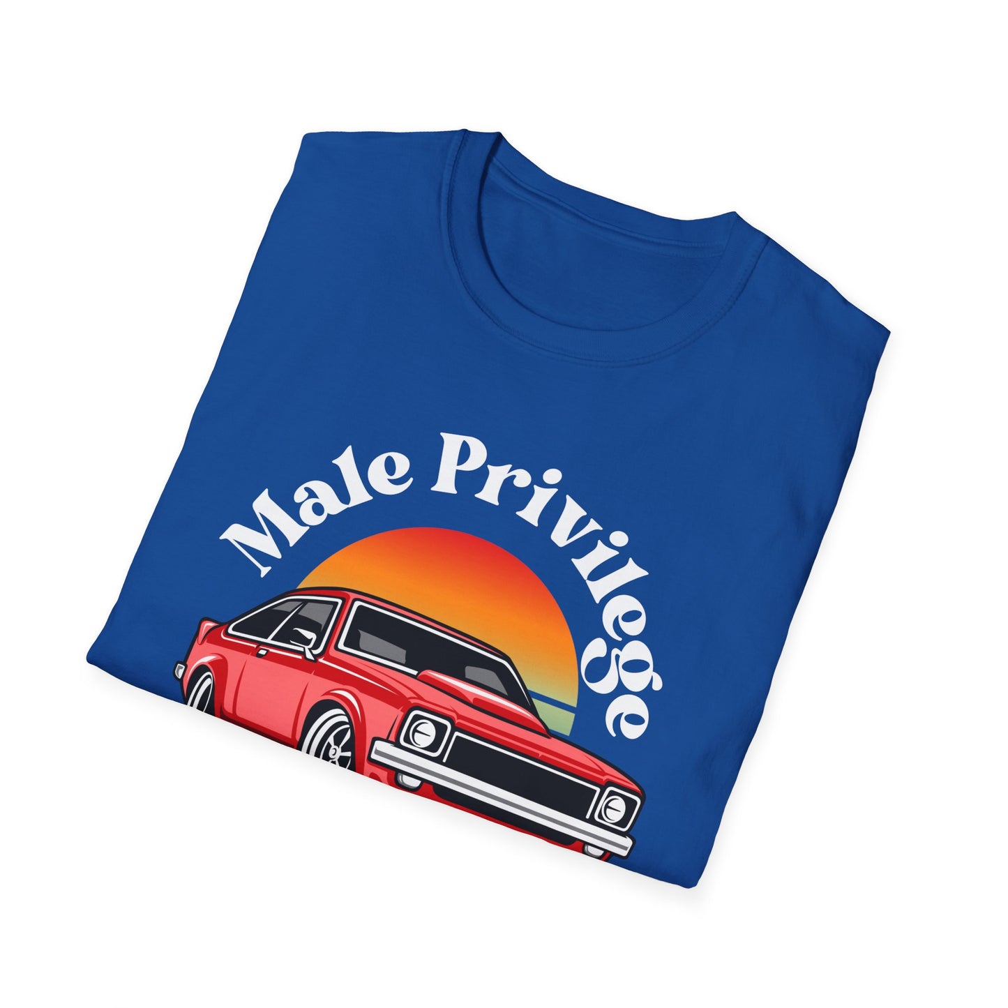Bold Statement Unisex T-Shirt - Male Privilege Myth Design