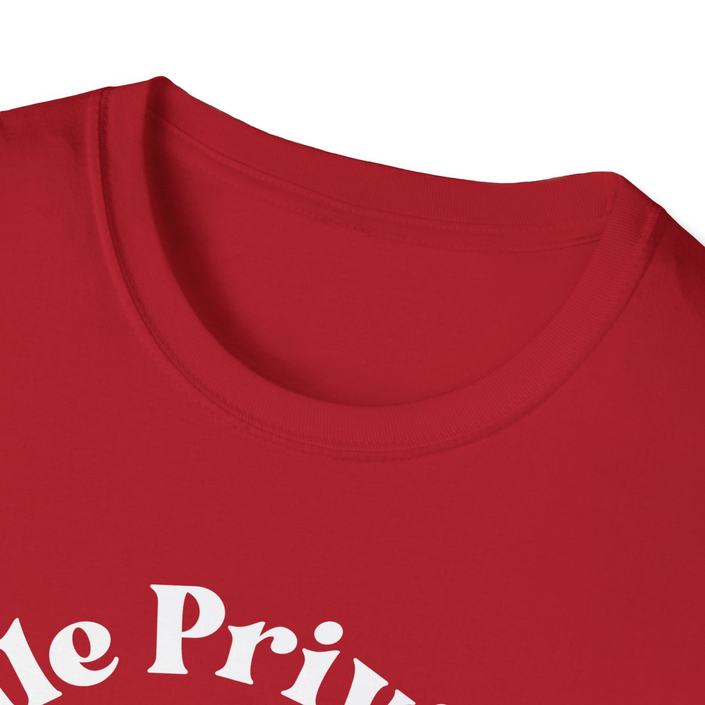 Bold Statement Unisex T-Shirt - Male Privilege Myth Design