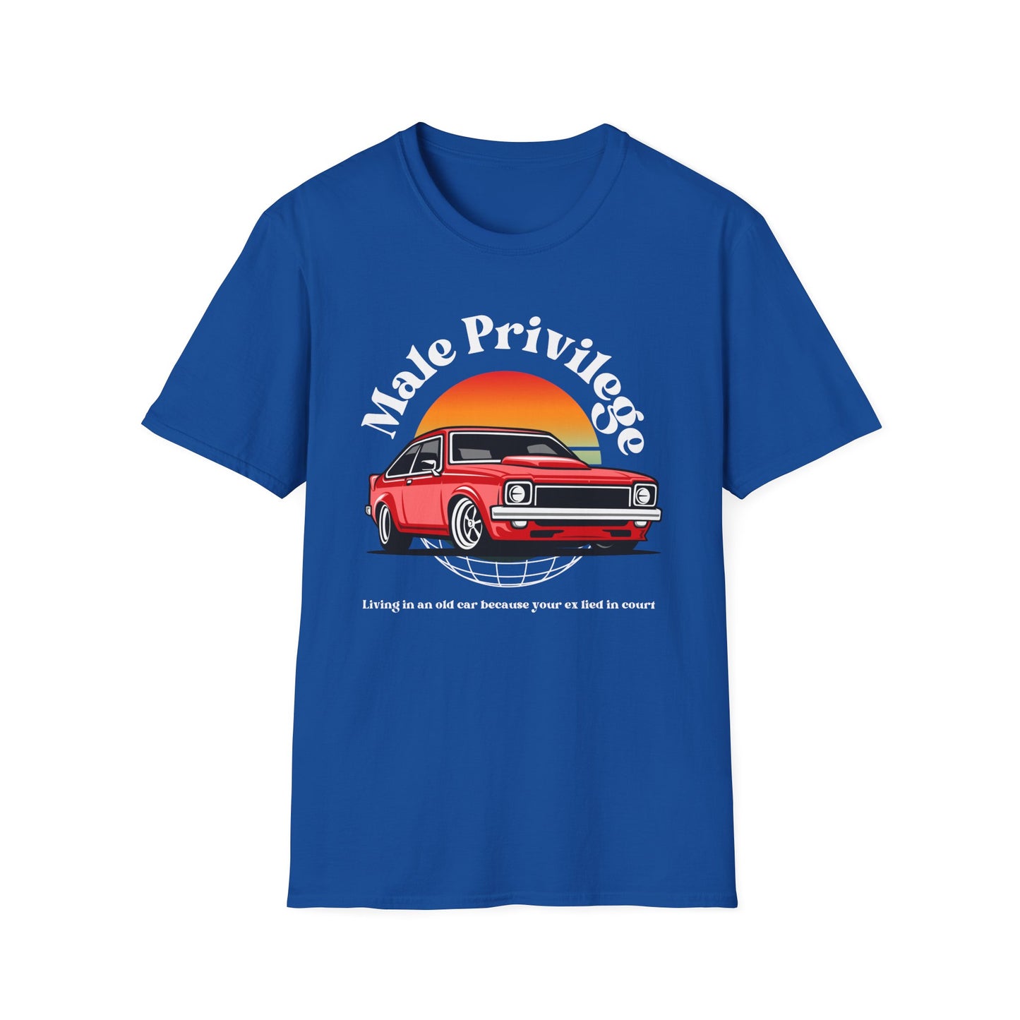 Bold Statement Unisex T-Shirt - Male Privilege Myth Design